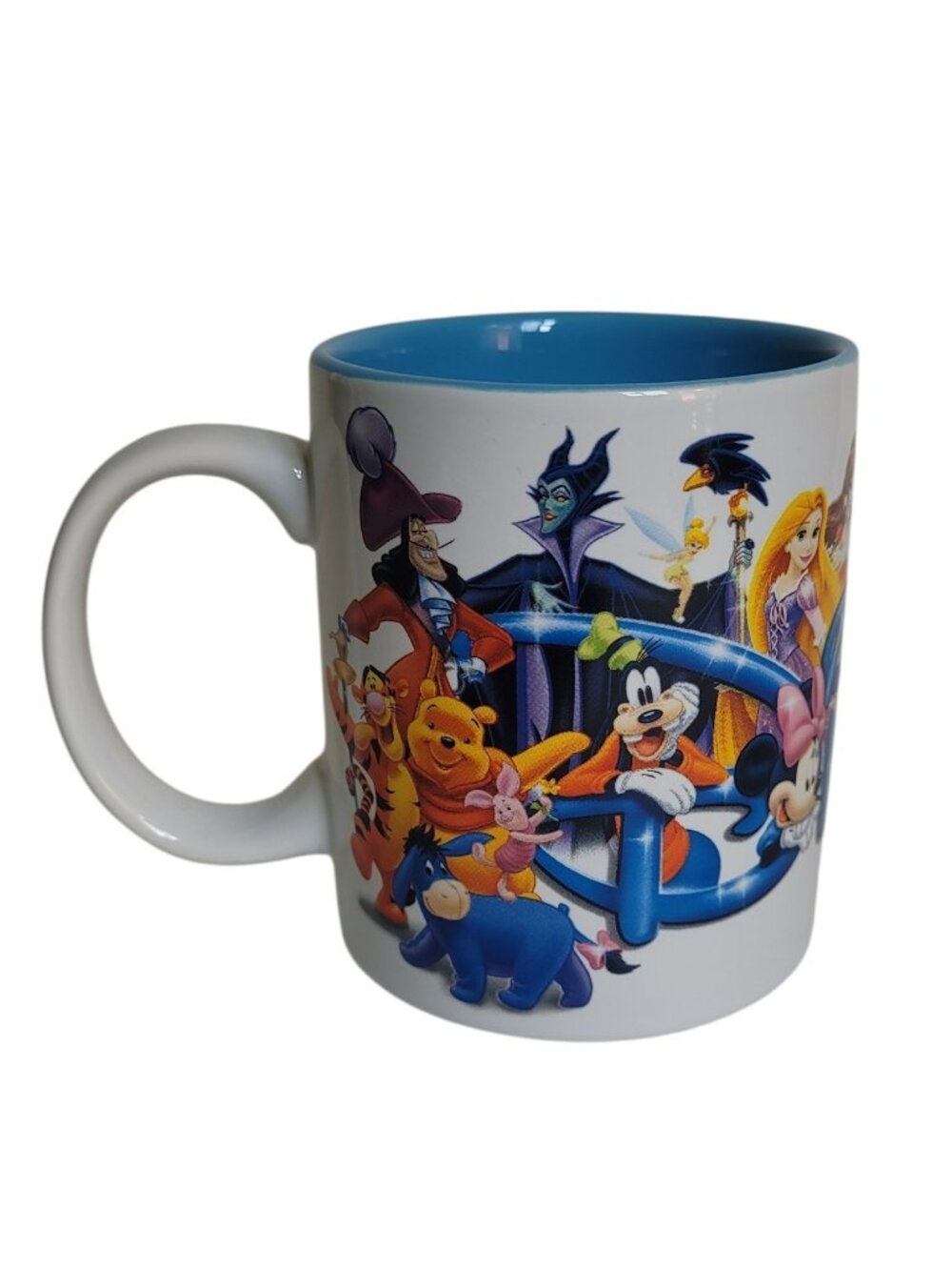 Jerry Leigh Disney Characters Coffee Mug Blue Inside Retro Disney